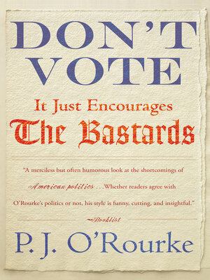 cover image of Don't Vote
